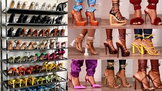 HIGHLY REQUESTED SUMMER HEELS COLLECTION 40 PAIRS [upl. by Tenej]