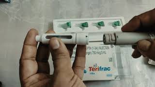 🔴 How to refill TERIFRAC pen with refill vial cartridge  Demo for patients  Clear Video 🔴 [upl. by Trenna]