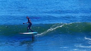 75 Sessions on a Hydrofoil  Learning to Foil Surf [upl. by Baiel]