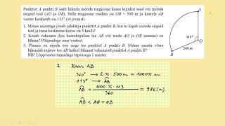 Kitsa matemaatika riigieksami ülesanne [upl. by Moffit]