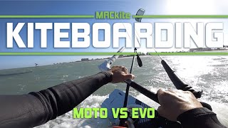 Kiteboarding  Cabrinha Moto Vs Duotone Evo [upl. by Nalorac]