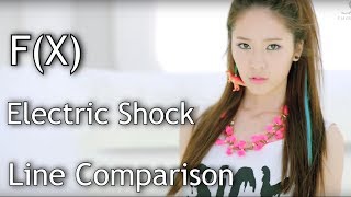 Fx에프엑스  Electric Shock without SulliLine Comparison [upl. by Aibat282]