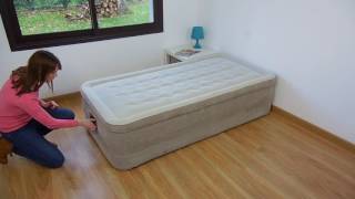 Matelas Gonflable Intex Ultra Plush Fiber Tech  64456 [upl. by Kessel26]