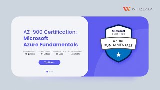 AZ 900 Certification Microsoft Azure Fundamentals  Powered by Whizlabs [upl. by Alial]