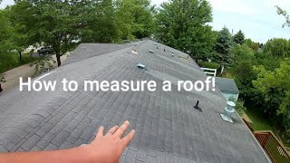 HOW TO MEASURE A ROOF FOR SHINGLE REPLACEMENT [upl. by Mcgannon]