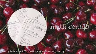 🌸° Mathematics genius subliminal°🍒 [upl. by Dituri877]