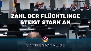 Niedersachsen Zahl der Flüchtlinge steigt stark an [upl. by Fredrika79]