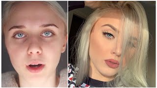 UGLY to ATTRACTIVE in 20 minutes CATFISH transformation everyday makeup tutorial [upl. by Kylen]