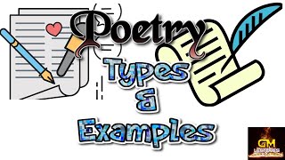 Types of PoetryGM Lectures [upl. by Aikemit]