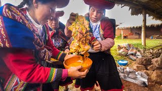 8000 YEAROLD BARBECUE STYLE  Ancient Inca Food in Peru [upl. by Anhaj]