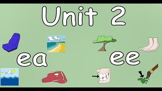 Phonics ea and ee words Sounds Great 5 Unit 2 [upl. by Ilhsa191]