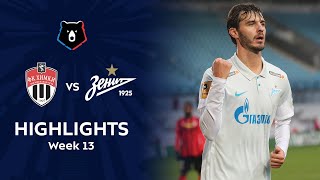 Highlights FC Khimki vs Zenit 02  RPL 202021 [upl. by Vilhelmina]