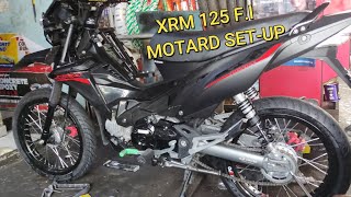 XRM 125 FI SUPERMOTO SETUP [upl. by Ellertal]