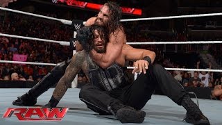 Roman Reigns vs Seth Rollins Raw December 29 2014 [upl. by Thenna]