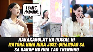 NAKAKAGULAT na INASAL ni Mayor Niña Jose Quiambao sa isang EVENT Hindi Nagustuhan ng Netizens [upl. by Ettennor975]