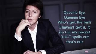 Paul McCartney  Queenie Eye Lyrics [upl. by Kati]