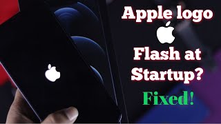 How To Fixed Flashing Apple Logo Stuck on Boot Looping iPhone 12s STUCK on APPLE LOGO [upl. by Koziara]