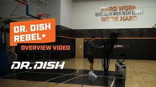 Complete Overview of the Dr Dish Rebel Basketball Shooting Machine [upl. by Nerraw278]