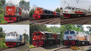 Kompilasi Suara Klakson Lokomotif CC Indonesia  Compilation of Indonesian CC Locomotive Horn Sounds [upl. by Ydnab404]