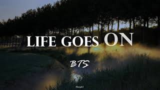 BTS  Life Goes On English Lyrics [upl. by Naitsihc]