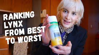 Ranking Lynx Deodorant From Best To Worst [upl. by Tima172]