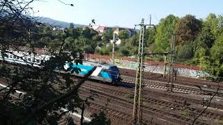 101 033 Train Charter Service mit Müller Partyzug in Kassel [upl. by Luane715]