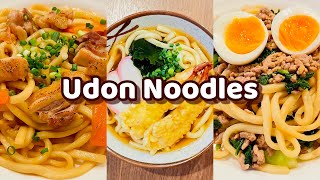 3 Easy 15 Minute Japanese Udon Noodles  Revealing Secret Recipes [upl. by Enilehcim127]