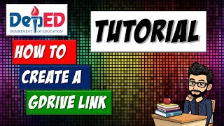 Gdrive tutorial How to create Google Drive Link [upl. by Ettenuj]