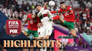 Morocco vs Portugal Highlights  2022 FIFA World Cup  Quarterfinals [upl. by Meridith]