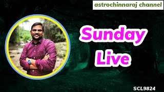 Sunday Live  Rathinavel Astrologer  SL9824 [upl. by Jacenta40]