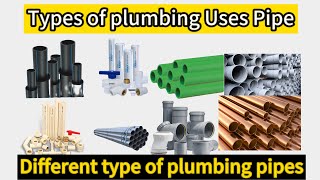 Different types of plumbing Pipes  what is difference between PVC CPVC UPVC And PPR  Hamza YT [upl. by Adamec]