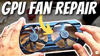 Fix GPU Fan  How To Repair Video Card Fan [upl. by Suiraj458]