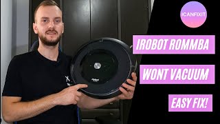 iRobot wont start vacuum  Easy Fix [upl. by Lorelie559]