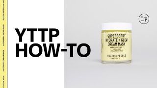 How to Youth To The People Superberry Hydrate  Glow Dream Mask [upl. by Adas]