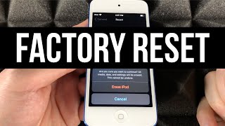 How to Factory Reset iPod touch [upl. by Ecitnirp150]