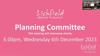 Planning Committee 6th December [upl. by Braunstein]