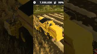 Crop Harvesting With New Holland TX 32  FS20 Shorts [upl. by Enairb632]