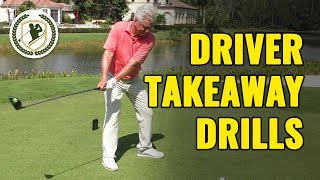 BEST GOLF SWING TAKEAWAY DRILLS FOR YOUR DRIVER [upl. by Hillery613]