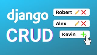 How to do CRUD in Django [upl. by Nirrej]