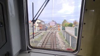 Oswestry Hertiage Railway Cab ride in the Class 73 Return trip Western wharf to Oswestry [upl. by Yllek]