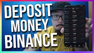 How to Deposit Money in Binance US Tutorial for beginners [upl. by Serles20]