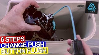 6 STEPS HOW TO FIX LEAKING TOILET FLUSH UNIT  Viva Skylo Install [upl. by Lrac]