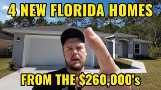 Whats The Deal With Citrus Springs FL 4 New Construction Florida Homes from the 260000s [upl. by Alexandre]