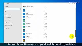 How to View All Apps Installed in Your Windows 10 PC [upl. by Eihcir]