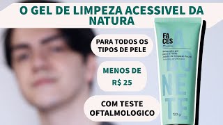 SABONETE GEL NATURA FACES  PARA TODOS OS TIPOS DE PELE  SKINCARE [upl. by Hsirrehc]