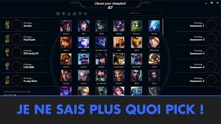 Je ne sais plus quoi pick  par Ribasu et Osloh  Progresser sur League of Legends [upl. by Sklar]