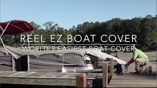 REEL EZ Boat Cover  Worlds Easiest Boat Cover [upl. by Amethyst]