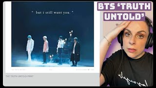 Reacting to BTS The Truth Untold LIVE and Lyrics Video [upl. by Garth]