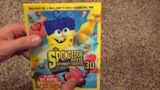 The SpongeBob Movie Sponge Out Of Water 3D BluRay Unboxing [upl. by Nayrbo]