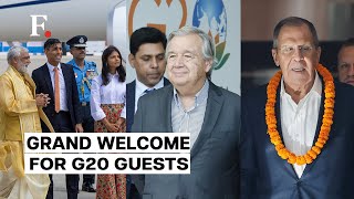 India Welcomes World Leaders For The G20 Summit In New Delhi [upl. by Reinwald]